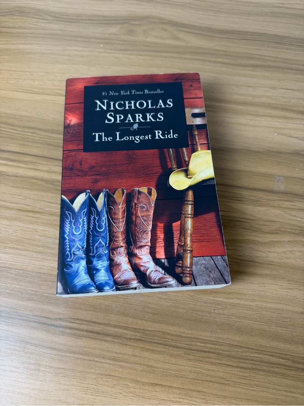 The Longest Ride by Nicholas Sparks Paperback Romance Novel